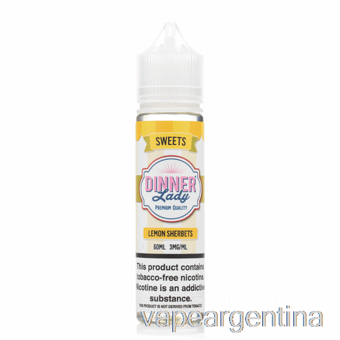 Sorbetes De Limón - E-líquido Vape Cena Lady - 60ml 0mg Vape Argentina